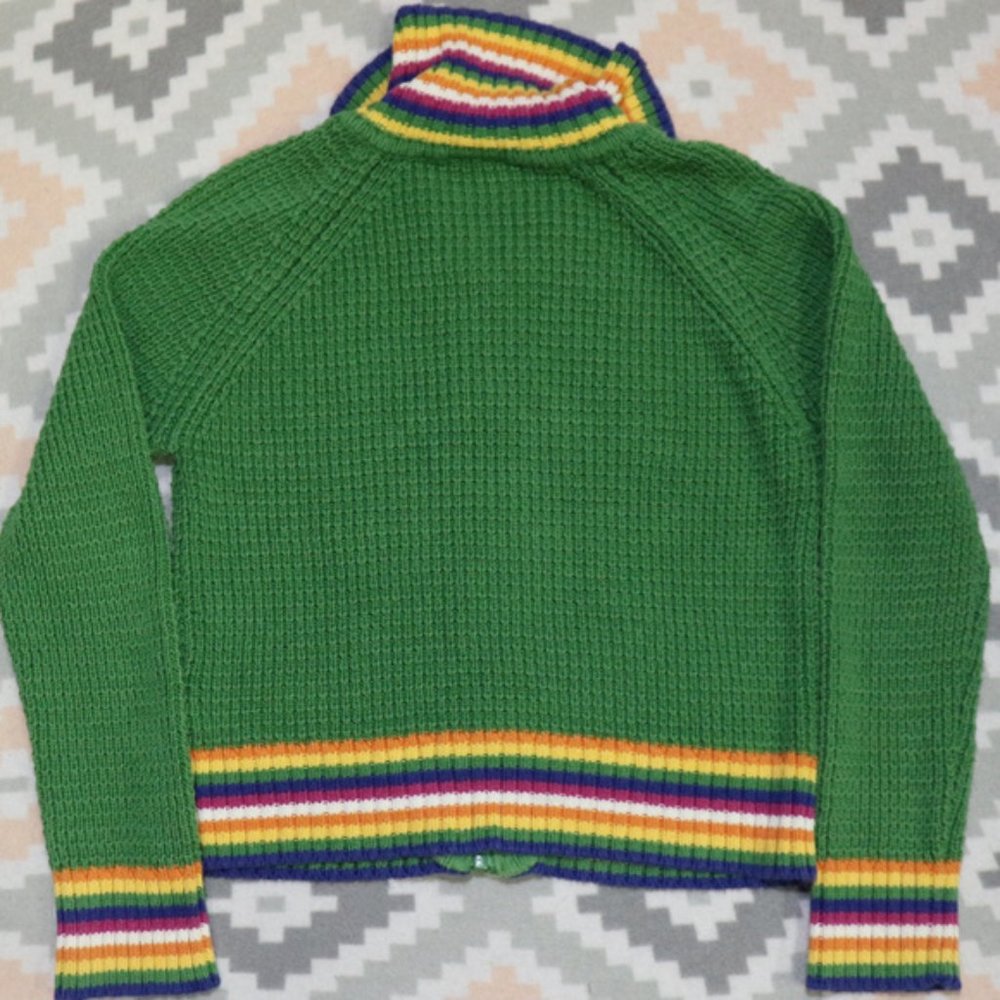 The Children's Place Striped Accent Zip Sweater - Picture 6 of 6